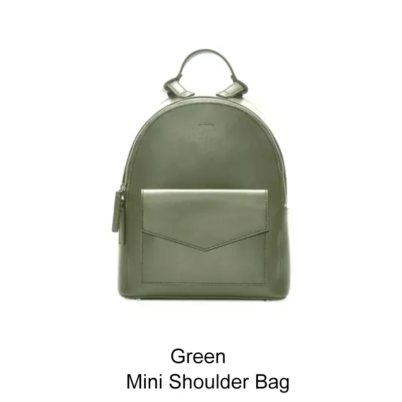 Green Mini Xiaomi Mijia CARRY'O Минималистичная кожаная сумка через плечо дизайн конверта меньше более простой внешний вид вдохновлен для молодой девушки - Цвет: Green Mini