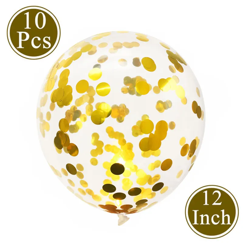 

Amawill 30th Happy Birthday Party Decorations Adult 32inch Number Balloons Gold Confetti balloons For 30 Years Old 8D