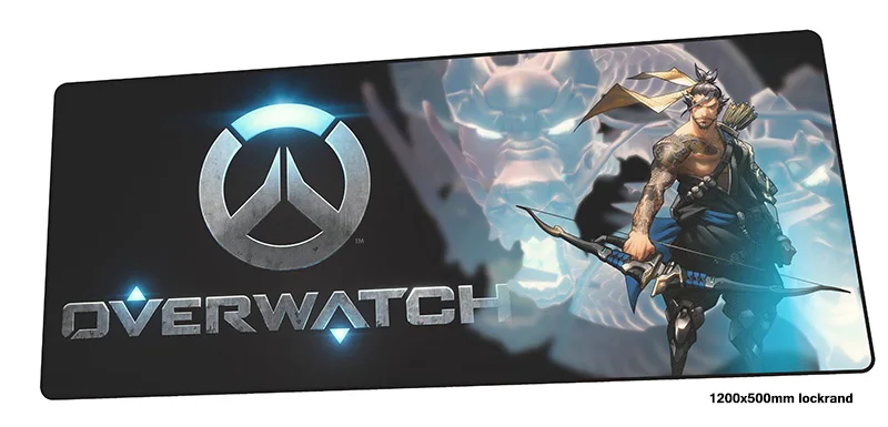 Коврик для мыши ow 1200x500 мм профессиональный игровой коврик геймерский подставка