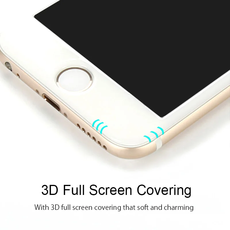 5 шт./лот 3D изогнутое углеродное волокно мягкий край закаленное стекло для iPhone 8 Plus 6S 6 7 Plus Защитная пленка для экрана телефона для iPhone X