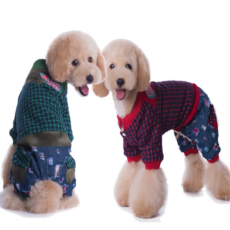 2016 Одежда Для Собак Высокого Качества Животные плед Новая Осень Зима для
