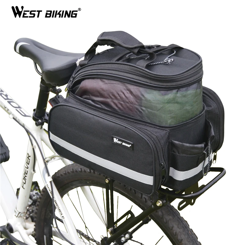 Велосипедный багажник WEST BIKING с грузоподъемностью 25 кг задняя подставка для