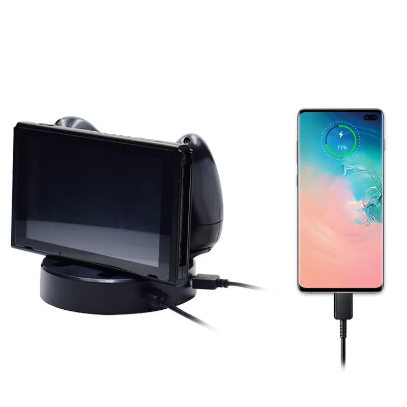 Многофункциональная Зарядная база для переключателя ined с ручкой Joy-Con PRO