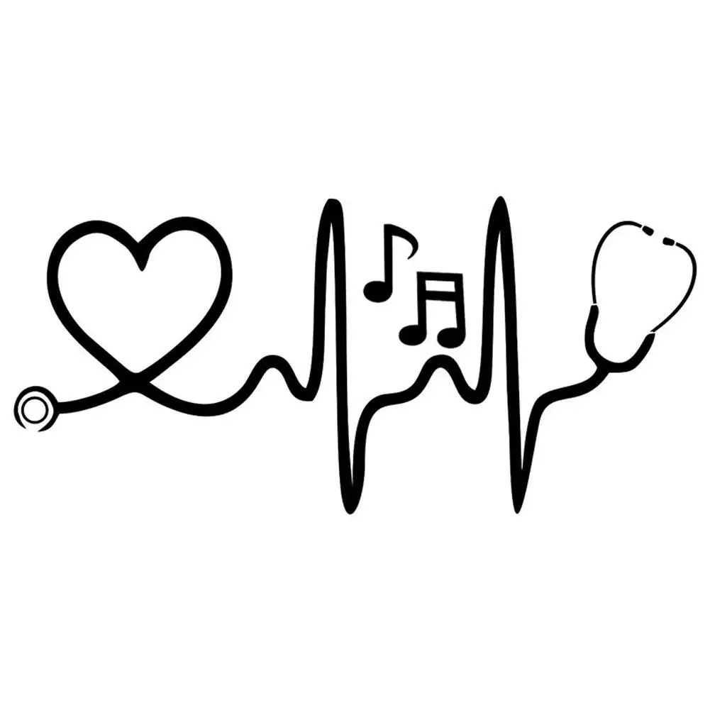 1 шт. стетоскоп музыкальные Примечания для автомобильного стайлинга