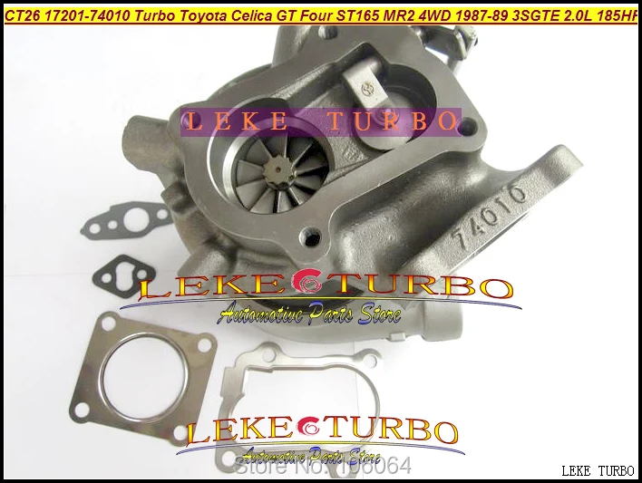 CT26 17201 74010 Турбокомпрессор Для TOYOTA Celica GT Four ST165 4WD 1987 89 3S GTE 3SGTE 3SG TE 2.0L|turbocharger 2|turbocharge