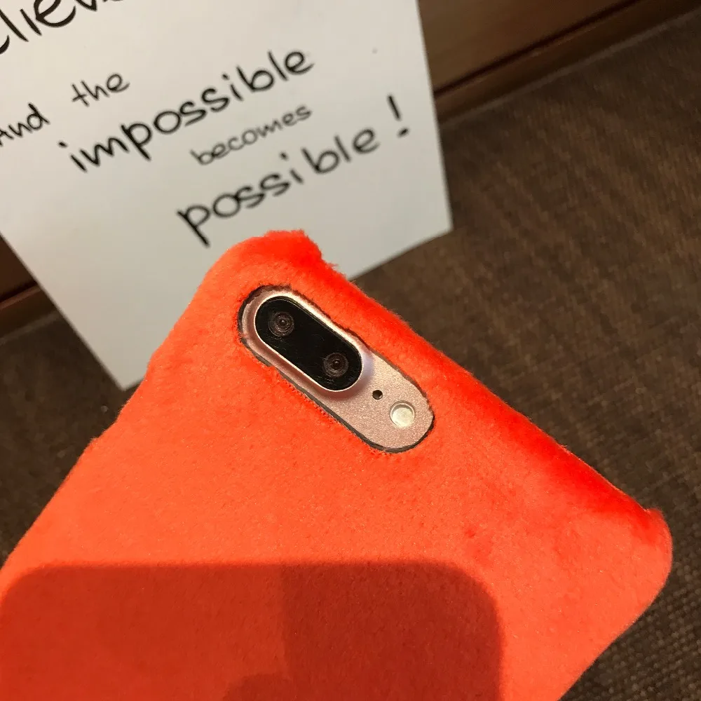 KIYLCZXYCM Одежда высшего качества плюшевые телефон чехлы для Iphone 8 Plus Чехлы пушистый