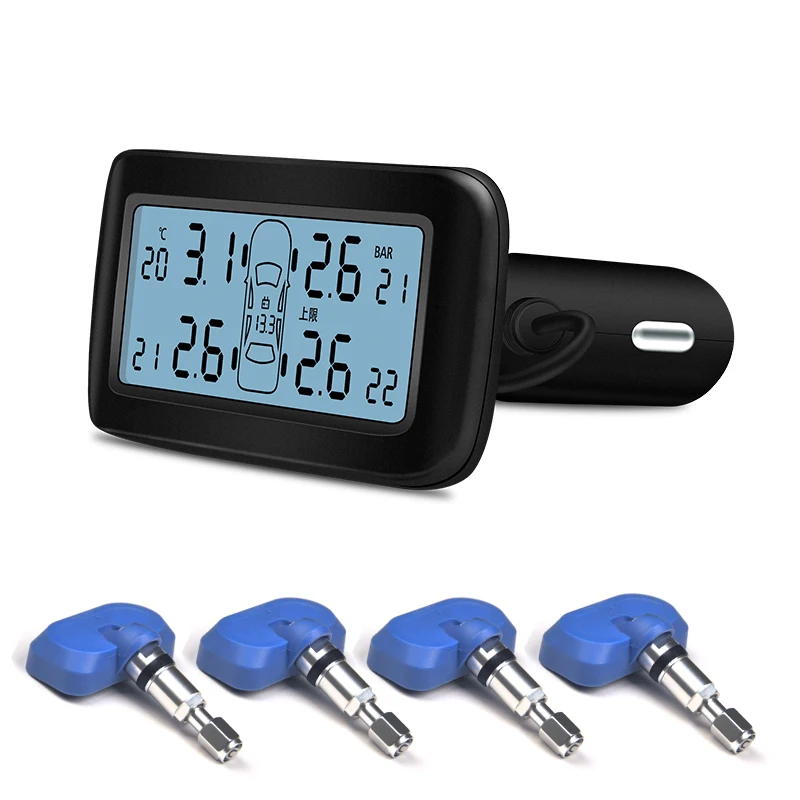 Pershn D30 авто беспроводной tpms шины Система контроля давления с 4 датчиками