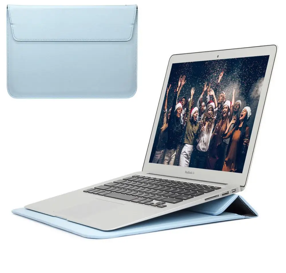 Blue Чехол для ноутбука YRSKV чехол для Apple Macbook Air, Pro, retina, 11,12, 13,15 дюймов сумки для ноутбуков. Pro 13," 15,4" с/без сенсорной панели - Цвет: Blue