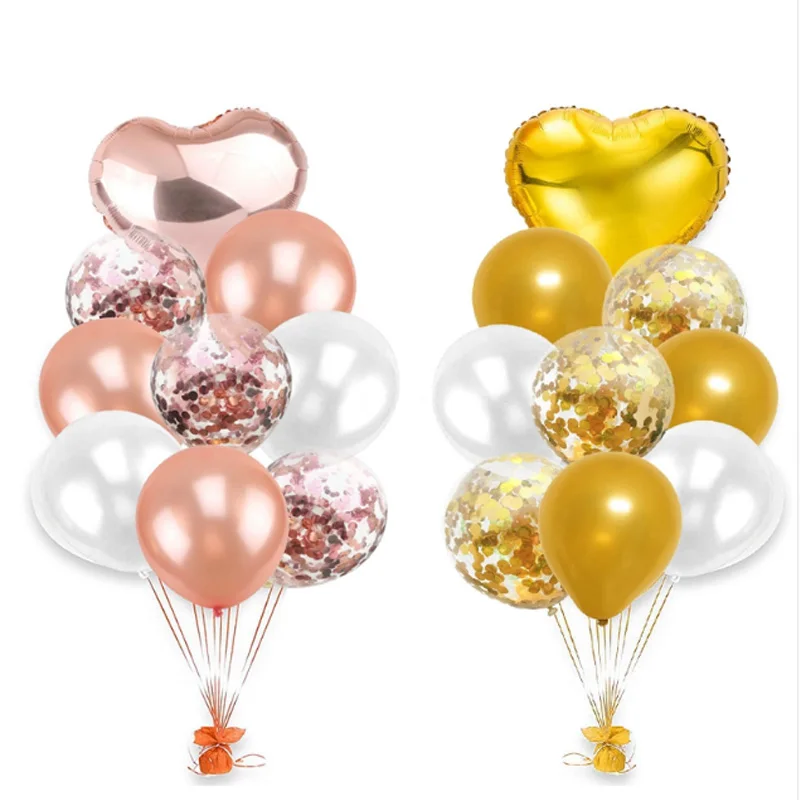 12 дюймов латексные цветные конфетти для воздушного шара гелиевые надувные шары с