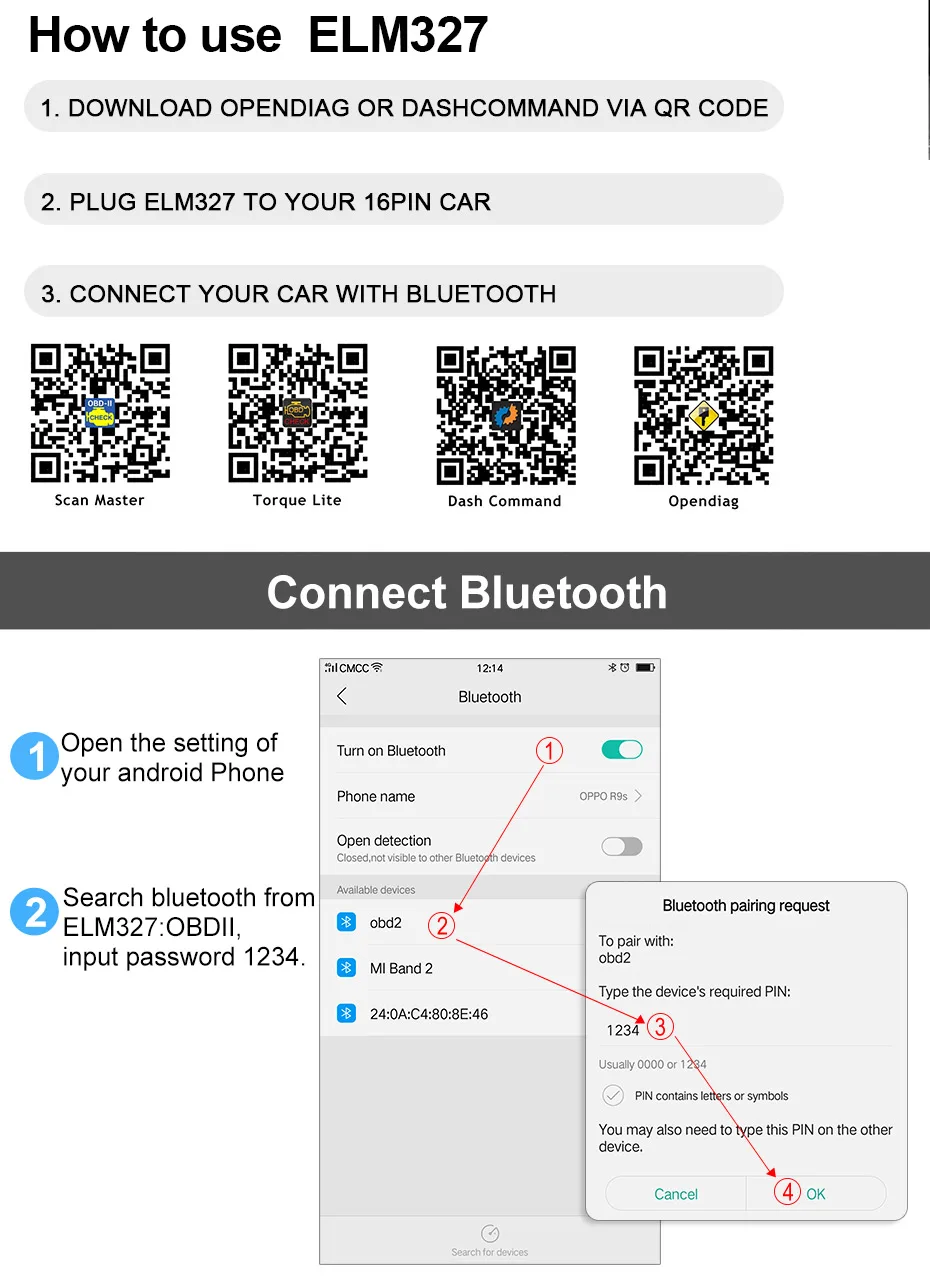 Elm327 V1.5 OBD2 автомобильный сканер двигателя автоматический сканер Bluetooth OBDII считыватель кодов неисправностей elm327 ODB2 OBD 2 Автомобильный диагностический инструмент