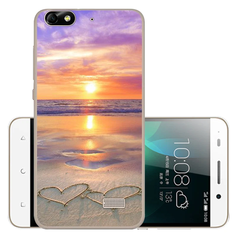 Чехол для Huawei G Play Mini силиконовый чехол 5 0 дюйма Honor 4C C8818 мягкий из ТПУ с рисунком |