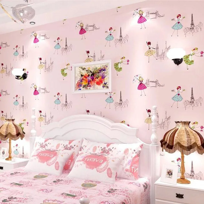 Q QIHANG печатные для детей мультфильм шаблон Нетканые Экологически чистые гостиная