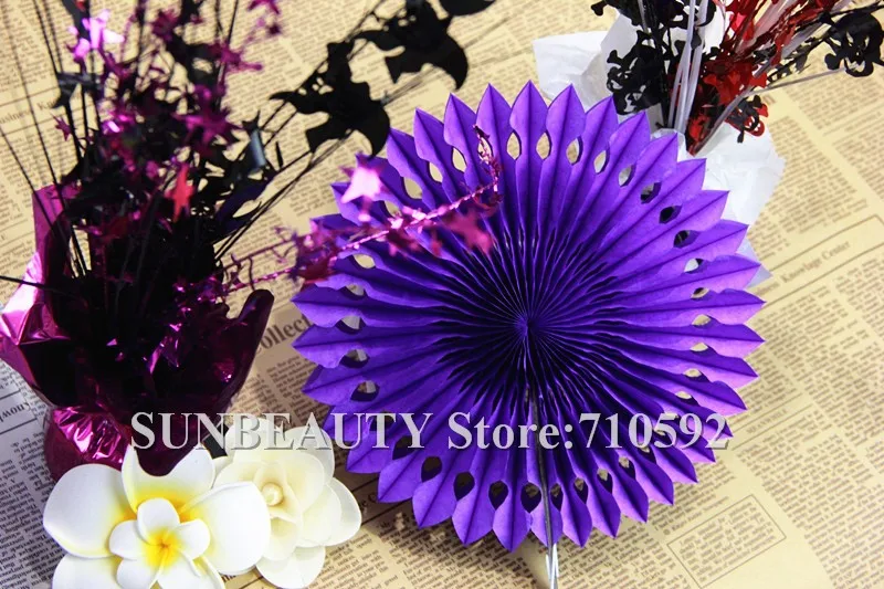 5 шт 20 см папиросная бумага вырезные бумажные веера Pinwheels Висячие цветочные бумажные поделки для душа Свадьба Вечеринка День рождения фестиваль