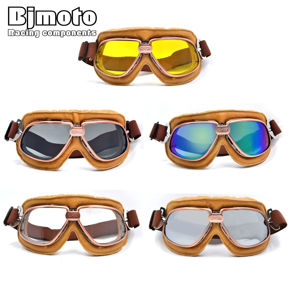 Новое поступление 2020 винтажные мотоциклетные очки в стиле второй мировой войны