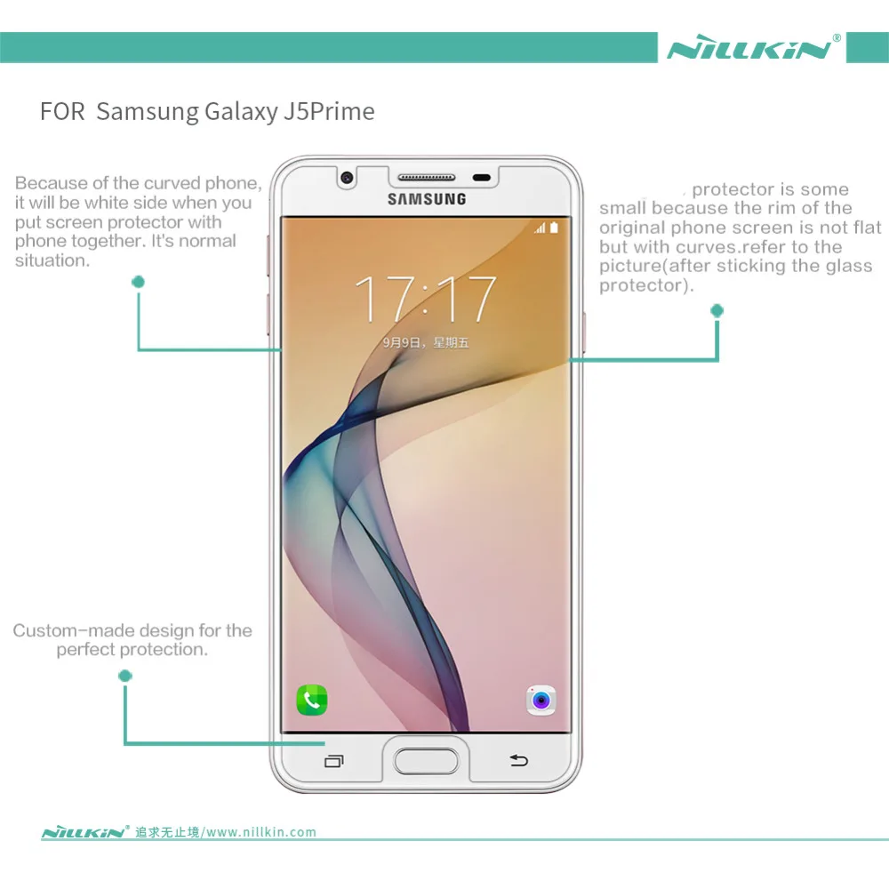 Nillkin прозрачный ПЭТ высокий чистый/матовый экран протектор для samsung Galaxy J5 Prime/On5() защитная пленка