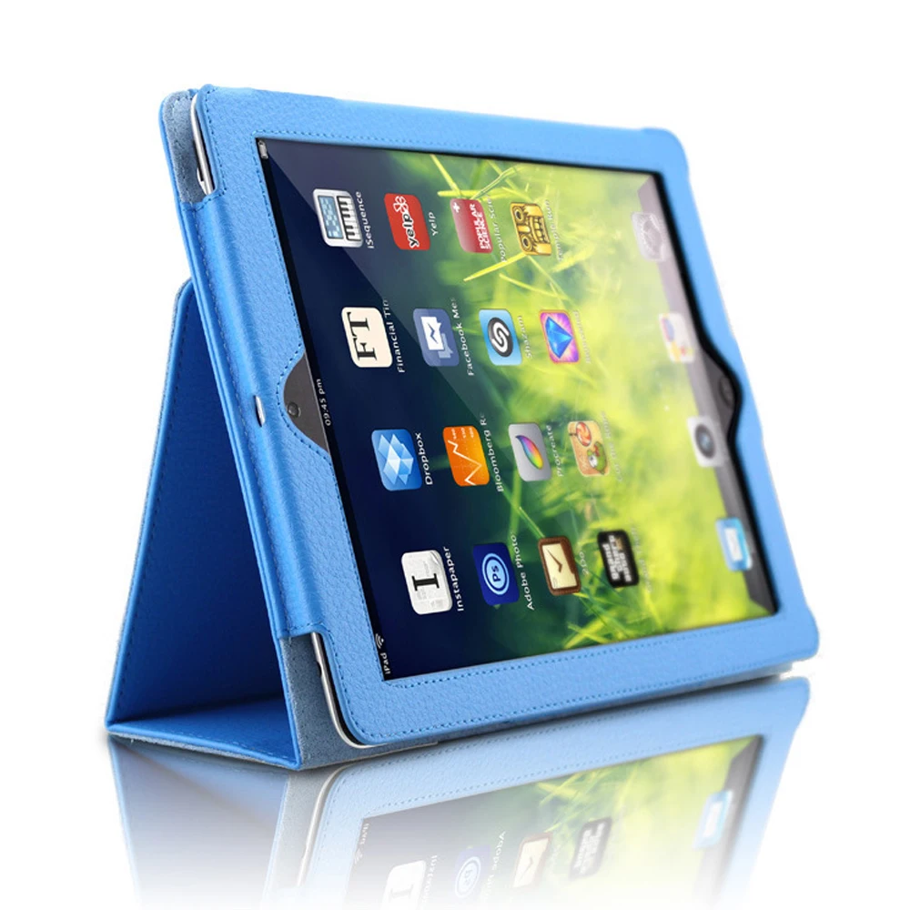 Для Apple ipad 2 3 4 чехол для планшета 9 7 дюймовый кожаный с подставкой + защита из