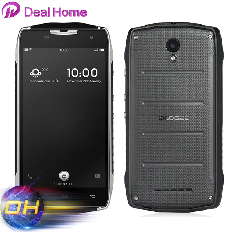 New arrival Original Doogee T5 4G 3GB RAM 32GB ROM Mobile Phone 5.0 Inch 4500mAh Quick Charge Smartphone MTK6753 Octa Core IP67 | Мобильные