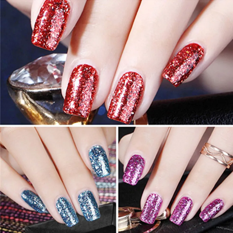 Лак для ногтей Zation Diamond блестящий УФ гель верхнее покрытие Блестящий Гель лак с