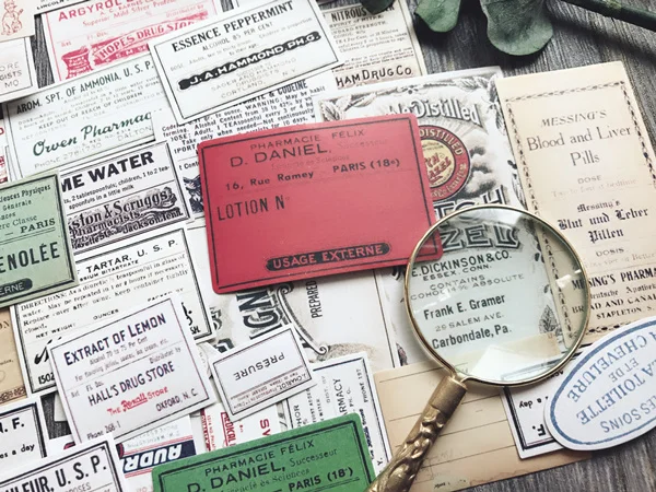 

70Pcs/Pack Vintage American Bill Labels Paper Stickers DIY Scrapbooking Planner Card Making Journal Project