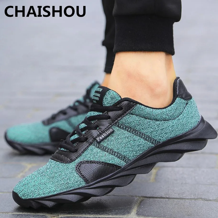 CHAISHOU 2019 Spring new fashion Breathable men Mesh casual shoes sneakers comfortable Chaussures pour hommes B-229 | Обувь