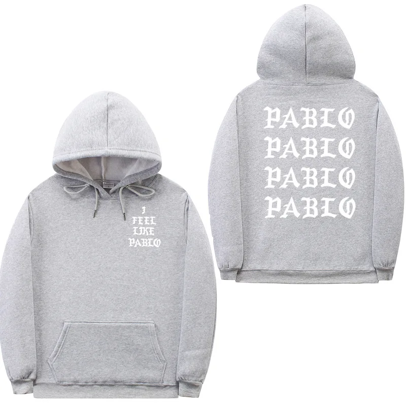I feel like Paul Pablo Kanye West, мужская толстовка с капюшоном, мужская толстовка с капюшоном в стиле хип-хоп, уличная толстовка с капюшоном pablo, толстовка с капюшоном - Цвет: 16