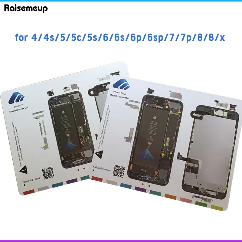 Магнитный винтовой Коврик для iPhone 4 5 6 6s plus профессиональная направляющая панель