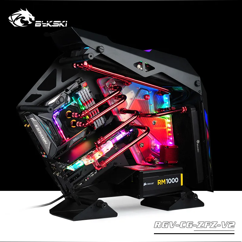 Bykski водная доска резервуар комплект для Cougar Conquer чехол D-RGB водная доска cpu/GPU водоблок программа комплект RGV-CG-ZFZ-V2