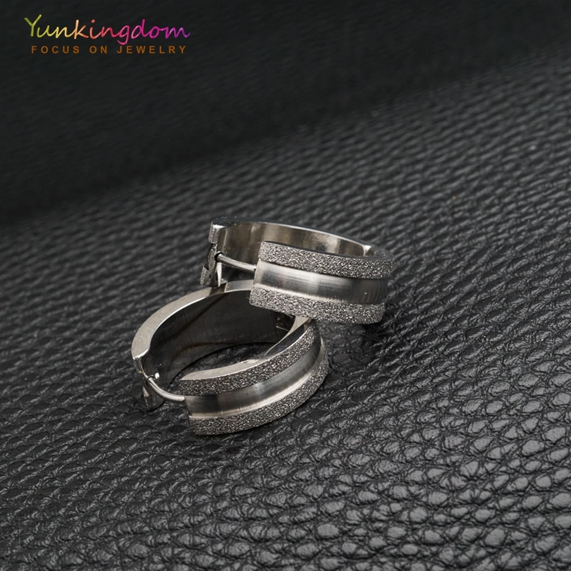 Yunkingdom 316L серьги-кольца из нержавеющей стали для женщин серьга из титановой стали модные ювелирные изделия серьги UE0038