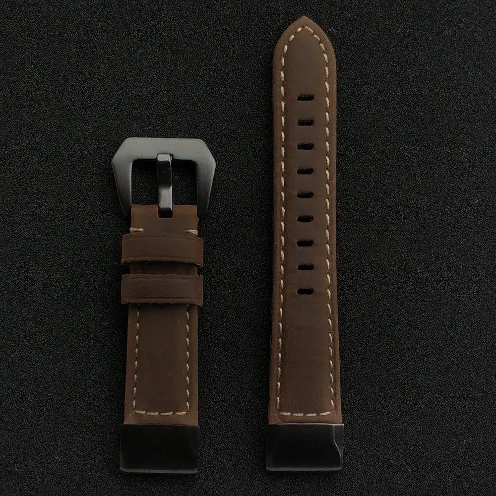 YOOSIDE Fenix 5X/Fenix 6X браслет 26 мм Quick Fit из натуральной кожи ремешок для часов Garmin Fenix 5X/5X Plus/Fenix 3/Descent Mk1