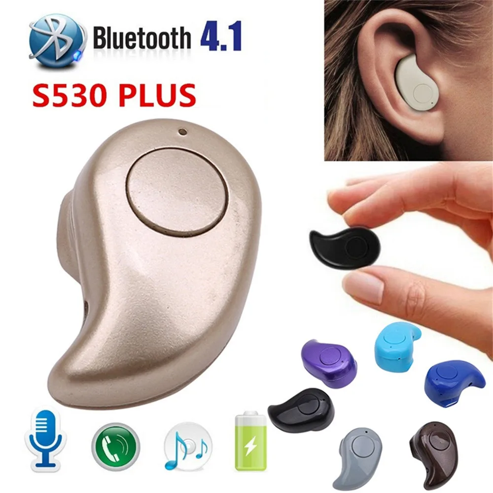 S530P в ухо мини беспроводная стерео гарнитура с Bluetooth наушники наушник Спорт