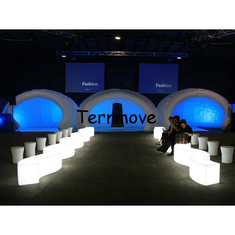 Полунадувная купольная палатка надувная Луна для свадьбы вечерние