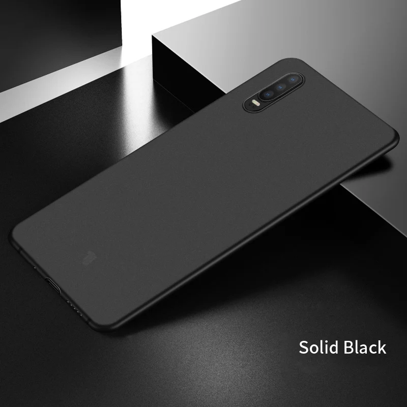 X-Level Прозрачный чехол для huawei P30 Pro ультратонкий супер светильник ПП задняя крышка телефона для huawei P30 чехол прозрачный P30 lite - Цвет: solid black