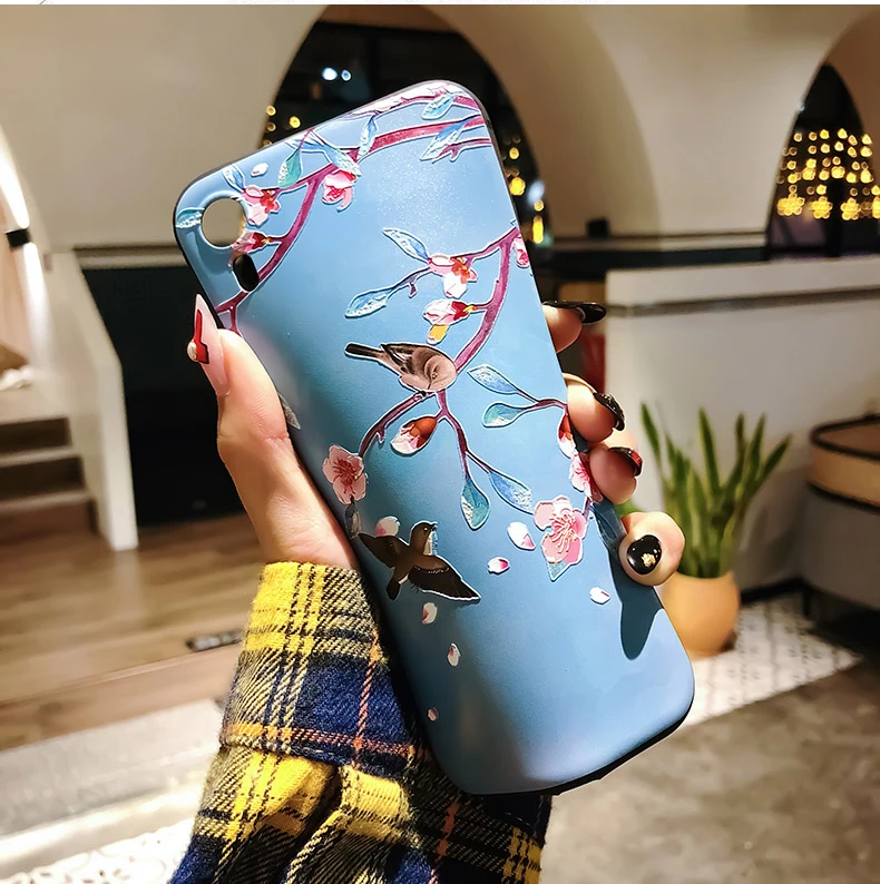 Милый 3D чехол для телефона с цветами для iphone X 8 7 6 6S Plus 11 Pro Max чехол s Чехол для iphone 5 5S SE 6 s XR XS Max 7plus чехол Coque