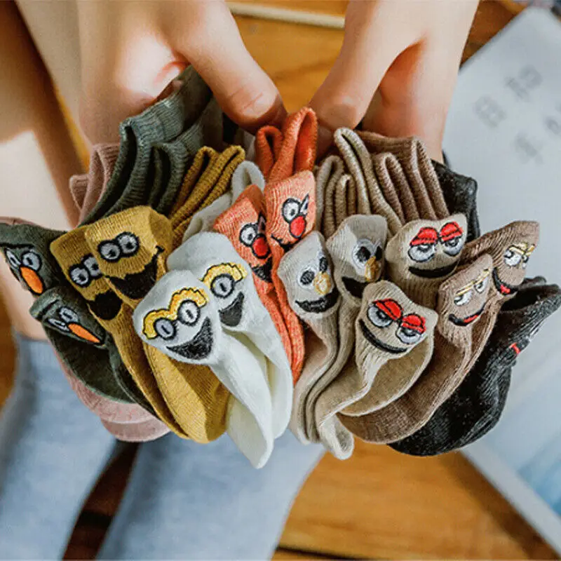 5 пар/компл. 10 Цвет женские спортивные носки с круглым вырезом короткими Лодыжка