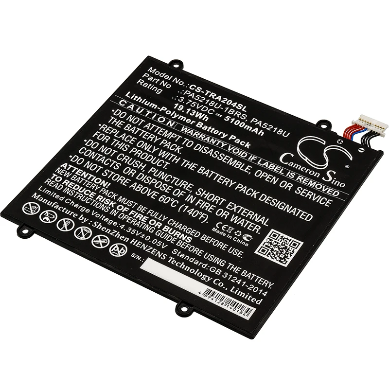 2019 Новый аккумулятор для Toshiba Excite A204 AT10 B литий полимерный 5100 мАч/19 13