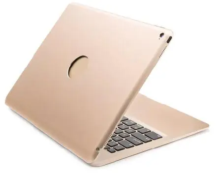 Для iPad Pro 12,9 чехол для клавиатуры ультра тонкий алюминиевый жесткий корпус умный чехол для iPad 12,9 чехол для клавиатуры дропшиппинг - Цвет: Gold
