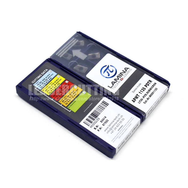 APMT 1135 PDTR LT10* 10 шт. LAMINA фрезерные Вставки для фрезы BAP300R, R0.8 фрезы лезвия, фрезерные пластины APMT1135 для BAP300R