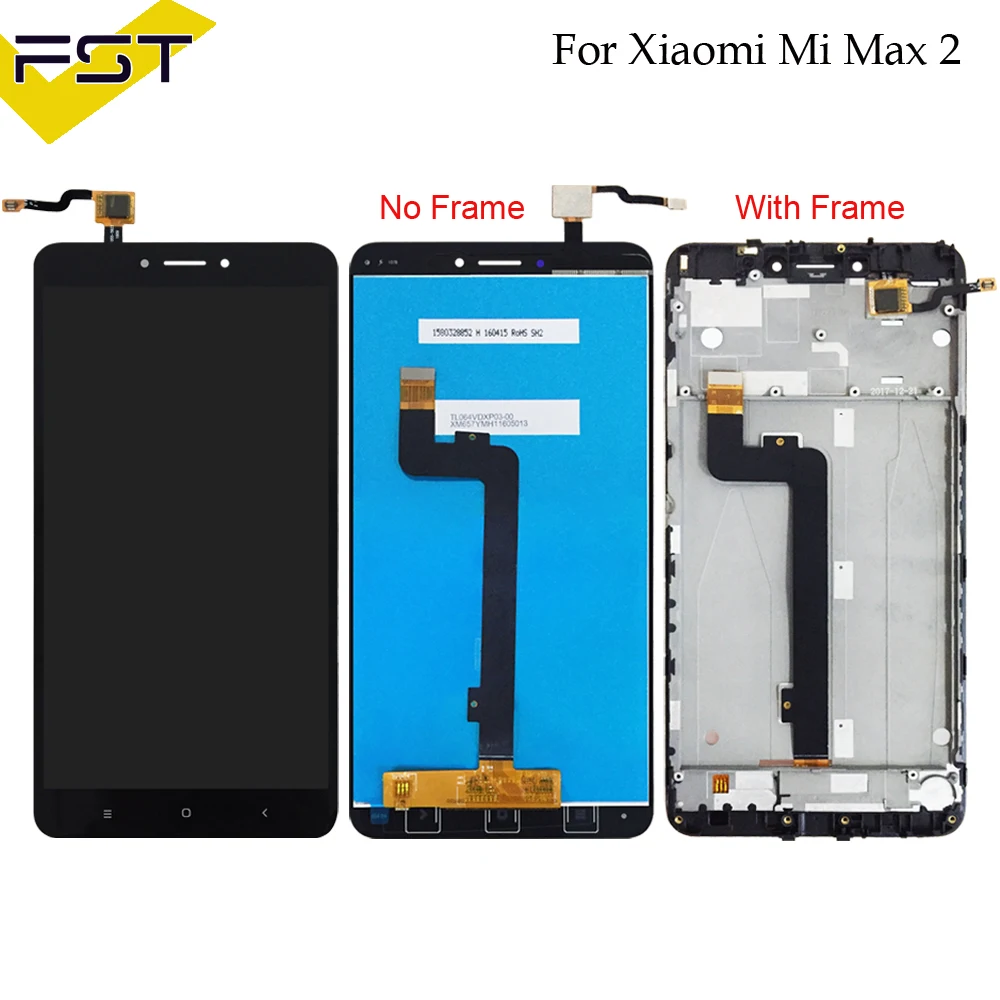 Для Xiaomi Mi Max 2 ЖК дисплей + кодирующий преобразователь сенсорного экрана в сборе с