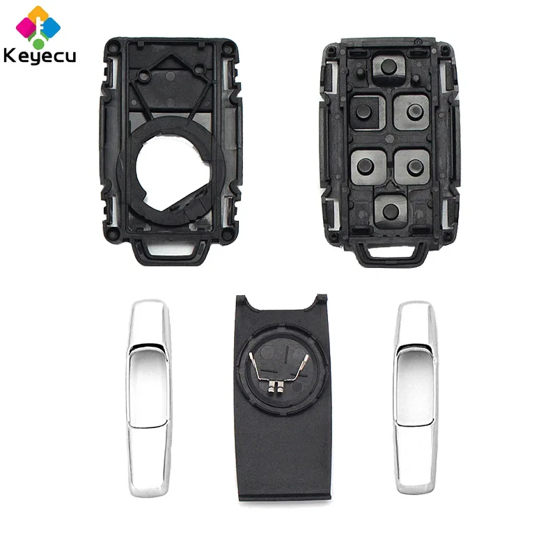 KEYECU Smart Remote Key Shell чехол с 3/4/5/6 кнопкой FOB Для Chevrolet Escalade ESV Silverado Sierra Suburban Tahoe 2015|Ключ