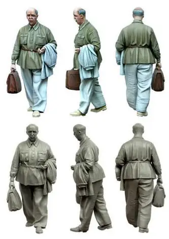 1/35 каучуковая фигурка клерк 1 шт. модельные наборы