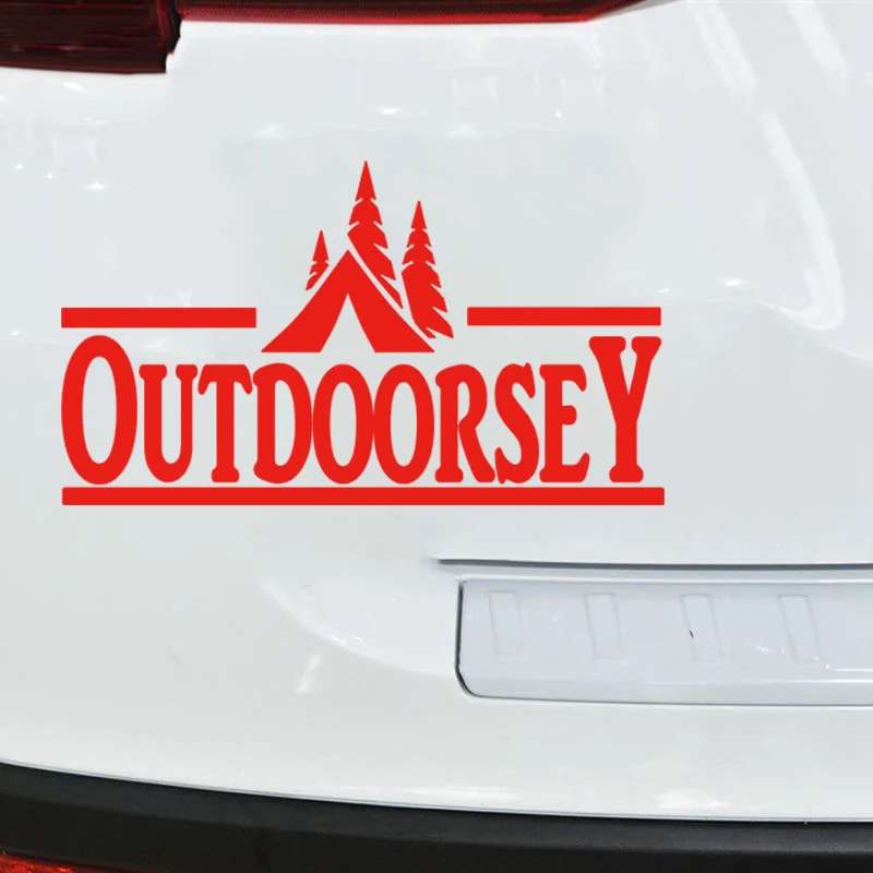 Outdoorsey Стикеры для кемпинга хикера спорта на открытом воздухе стикеры рыбалка