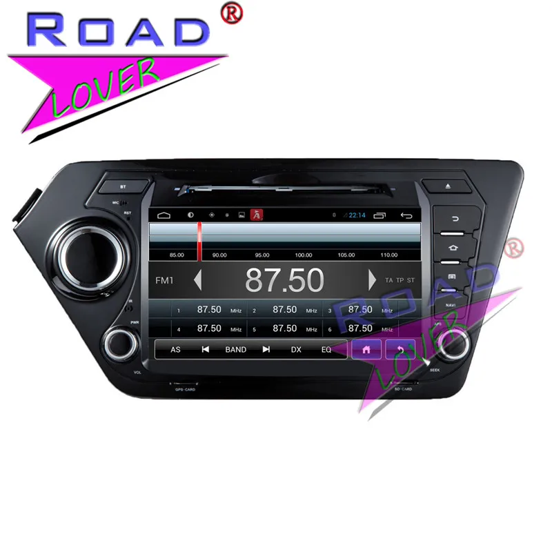 Автомобильный DVD плеер TOPNAVI 2 Гб + 32 ГБ четыре ядра Android 6 0 для KIA K2/RIO 2011 2012 стерео GPS