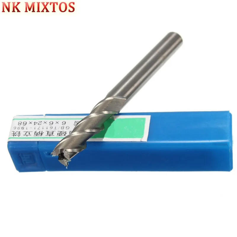 Горячая продажа HSS & Алюминий Экстра длинная 68 мм хвостовик диаметр 6 3 Флейта