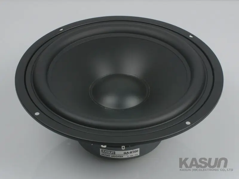 1 шт. Hi-Fi серия НЧ-динамик Громкоговоритель QA-8100 8 дюймов Средний бас НЧ-динамик 140 Вт 8 Ом для усилителя