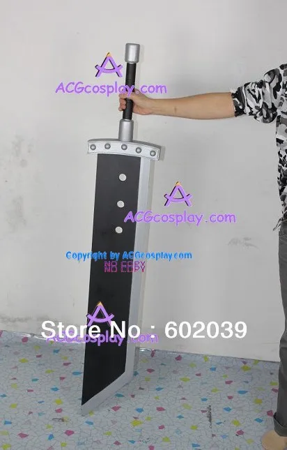 Final Fantasy 7 Cloud Strife Blade, большое лезвие для косплея, реквизит из дерева, безопасный товар ACGcosplay