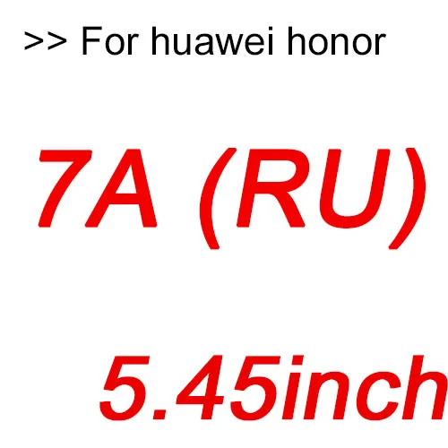 Защитное стекло для honor 7 a pro из закаленного стекла для huawei honor 7 a, Защитная пленка для экрана huawey honor 7 a 7apro AUM-L29 DUA-L22 - Цвет: Honor 7A (EU)