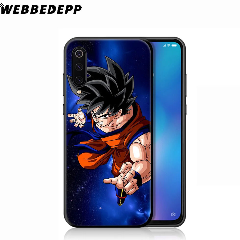 WEBBEDEPP Dragon Ball Z Goku супер мягкий чехол для Xiaomi Mi 9T 9 8 SE 6 A1 A2 A3 Lite MiA1 MiA2 MiA3 F1 MAX 3 Mi8 CC9E CC9 |