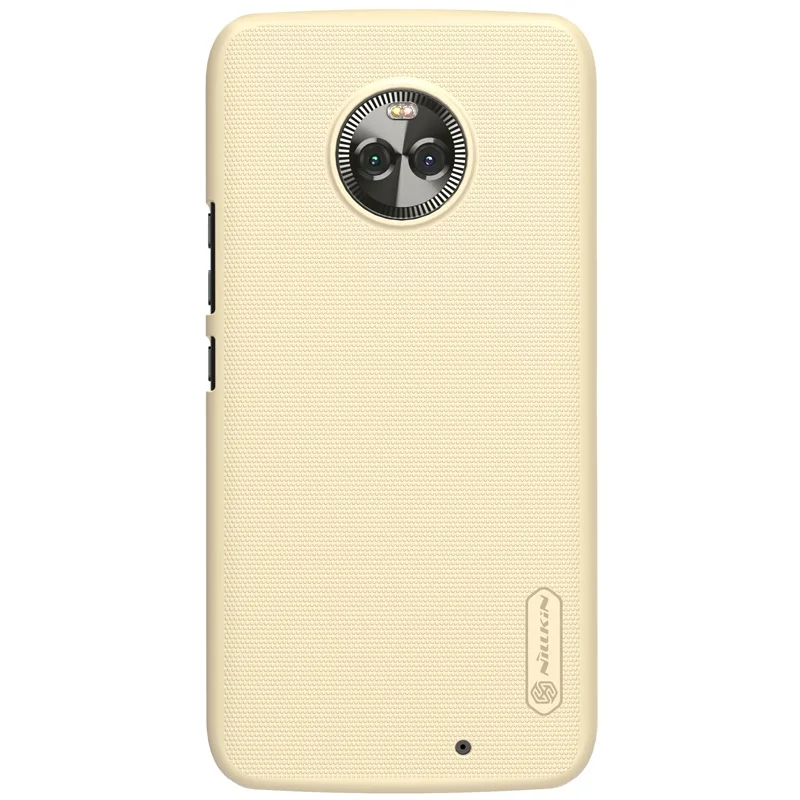 Золотой Чехол для MOTO X4, чехол для MOTO X4, чехол Nillkin, суперматовый защитный чехол из поликарбоната для MOTO X4, матовый чехол с защитой экрана - Цвет: Золотой
