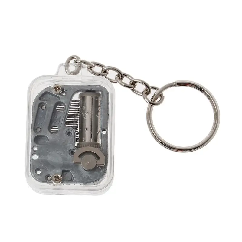 Брелок Handy Crank Музыкальный Чехол модные ювелирные изделия для детей DIY движение музыкальной шкатулки брелок