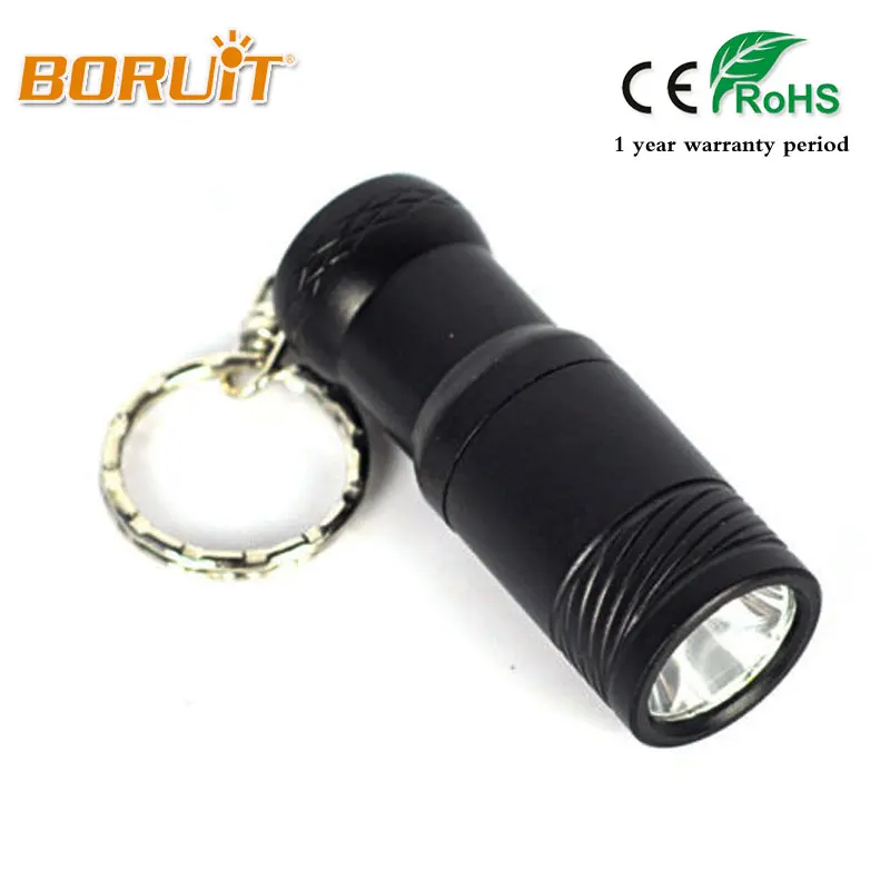 BORUIT супер яркий 380LM 3 режима XML T6 светодиодный мини-светильник CR123A 16340 маленький фонарь белый светильник портативный фонарь для кемпинга